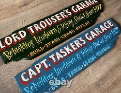 Personalised Hand Painted Land Rover Series Front Valance Apron, Garage, Display