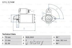 RTG Starter Motor Fits Land Rover Range BMW X5 5 Series 3 7 2.9 D 3.0