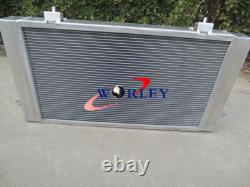 Radiator + Fans For 1987-1998 Land Rover Discovery Range Rover Series 1 3.9 V8