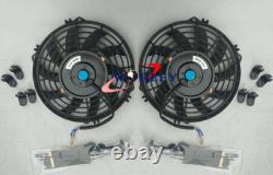 Radiator + Fans For 1987-1998 Land Rover Discovery Range Rover Series 1 3.9 V8