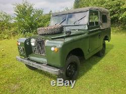 Rare 1959 Land Rover Series 2 SWB 88 2.25L Petrol Tax & MoT Exempt Ex Military