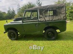 Rare 1959 Land Rover Series 2 SWB 88 2.25L Petrol Tax & MoT Exempt Ex Military