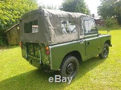 Rare 1959 Land Rover Series 2 SWB 88 2.25L Petrol Tax & MoT Exempt Ex Military