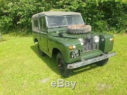 Rare 1959 Land Rover Series 2 SWB 88 2.25L Petrol Tax & MoT Exempt Ex Military