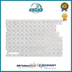 Rear Door Chequer Plate Natural Aluminum Finish Land Rover Series Da2067