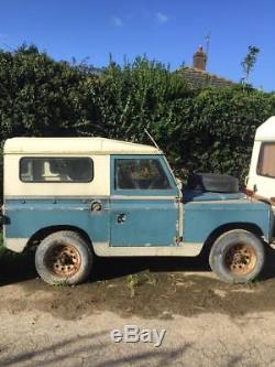 Series 2 land rover, petrol, Tax exempt, MOT exempt, SWB, galvinised chassis