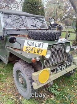 Series 2a Lightweight Land Rover Cherished Number Plate S24 LWT (S2A LWT)