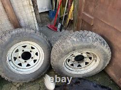 Series 3 land rover wheels and tyres used