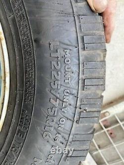 Series 3 land rover wheels and tyres used