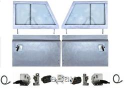 Series Style 2 Piece Front Door Tops Bottoms Kit For Land Rover Defender Galvani