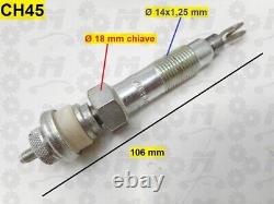 Series of four engine ignition spark plugs Champion brand, for Land Rover 1