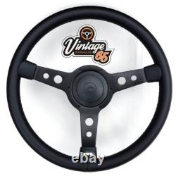 Steering Wheel Black Alloy 14 Boss Kit For Land Rover Defender 36 Spline