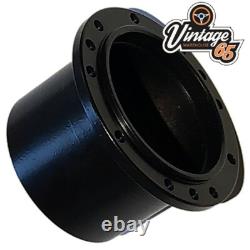 Steering Wheel Black Alloy 14 Boss Kit For Land Rover Defender 36 Spline