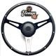 Steering Wheel & Boss Fittings 15 Black Wood For Land Rover Defenders 48 Spline