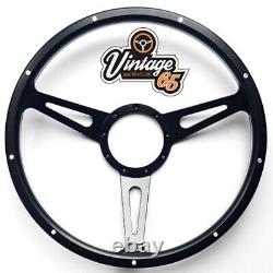 Steering Wheel & Boss Fittings 15 Black Wood For Land Rover Defenders 48 Spline