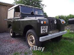 Tax Exempt 1967 Land Rover Series 2a Diesel. Almost completed project