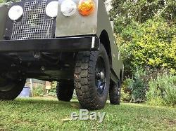 Toylander 2 electric powered Land Rover Series 2 in NATO green