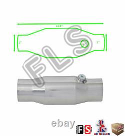 Universal T304 Stainless Sports Cat Catalytic Converter 2 Inch 200 Cell-lrv