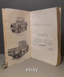 Vintage Landrover Series 1 Original Workshop Manual 1948 to 1958 4291