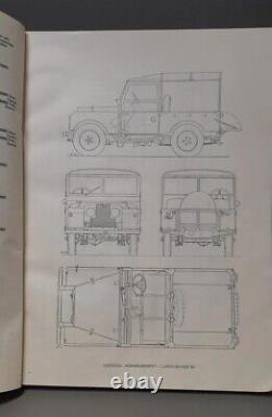 Vintage Landrover Series 1 Original Workshop Manual 1948 to 1958 4291