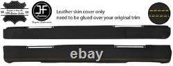 Yellow Stitch Top Dashboard Leather Cover For Land Rover Series 2 2a 3 Style 2