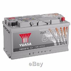 Yuasa YBX5019 12V Silver 019 Series Car Battery 100Ah 900A
